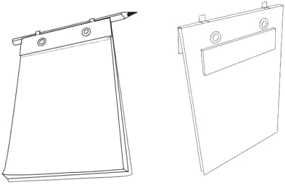 4 Pack Waterproof Shower Notepad, Stone Paper Pad with Pencil & Holder - Image 4