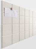 Cork Board 24 x36 Alternative - 6 Pack Felt Wall Tiles with Safe Removable Adhesive Tabs, Cork Boards for Walls Cork Board for Home Office Pin Board Tack Board - Beige by DesignerManufacturerofInnovativeBulletinBoardSolutionsforHomeOffice