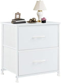 DUMOS Night Stand Small Dresser for Bedroom with 2 Drawers, Bedside Table by DumosLifestyle