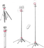 ULANZI MT44M Auto Open Magnetic Phone Tripod, 59" Selfie Stick with Remote by ulanzi