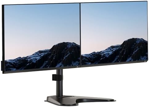 Mount-It! Dual Monitor Desk Stand Mount for 2 Screens VESA 75x75 & 100x100 - Image 2