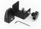 4-Pack Sneeze Guard Clamps for 1/8"" to 1"" Thick Panels, Adjustable Desk Partition Clips, Easy-to-Install Desk Privacy Panel Clips, Ideal for Office and Home Use, Black, 8HY-I0K-JXP340 - Image 6
