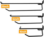 Polmart Heavy Duty 6" Pegboard Double-Bar Hooks (6-inch, 50-Pack) - Image 5