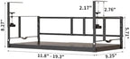 PrueBox Under Shelf Storage Basket Organizer Adjustable Heavy Duty Hanging - Image 2