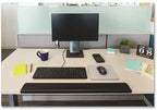 3M Gel Wrist Rest for Standing Desks, Wraps Around Edge of Desk for Comfort, Non-Slip Back Stays in Place (WR200B) - Image 2