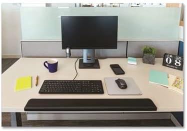 3M Gel Wrist Rest for Standing Desks, Wraps Around Edge of Desk for Comfort, Non-Slip Back Stays in Place (WR200B) - Image 2
