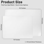 Glass Gaming Mouse Pad, Hard Mousepad for Gaming, 13.7” x 9.8” Ultra-Smooth Micro-Etched Surface Mousepad, Improved Precision & Speed, Anti-Slip Base, White - Image 2