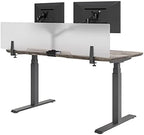 Vari Acrylic Privacy Panel 60 - Privacy Divider for Above Desktop - Easily Clamps to Desk or Table with No Tools Required - Durable Frosted Acrylic Finish - Image 2