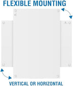 TSJ OFFICE White Board for Wall - 36" x 24" Brilliance White Glass Board - Image 4