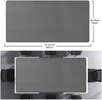 CENNBIE MAX200 78.7" x 39.4" Leather Desk Mat, Extra Large Desk Pad Blotter Protector, Extended Table Pad, Waterproof PU Leather Desk Mat on top of desks Large for Office and Home (Grey) - Image 2