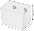 Index Card Box with Hinged Lid and Sign Slot Acrylic - Image 2