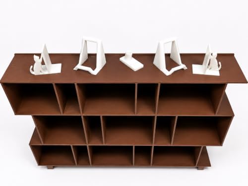 Mini Bookshelf Display Compatible with ZURU Mini Brands Books - Brown - Image 4