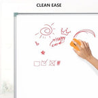 Lockways White Board Dry Erase Board 48 x 31 Inch, Magnetic Whiteboard - Image 3
