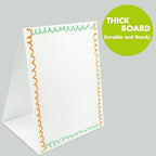 Magnetic Tabletop Desktop Easel &Whiteboard with Bonus 8X Dry Erase Markers. Double Sided and Self-Standing (16” X 12.5”) (Pack of 2) - Image 3