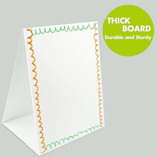 Magnetic Tabletop Desktop Easel &Whiteboard with Bonus 8X Dry Erase Markers. Double Sided and Self-Standing (16” X 12.5”) (Pack of 2) - Image 3