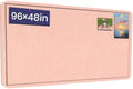 Extra Large Bulletin Board 96" x 48", Felt Pin Board, Pink by Hrrtyueg