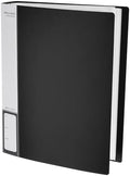 M&G 100-Pocket Binder with PP Plastic Sleeves A4(Black), Art Portfolio Folder with Clear Sheet Protectors, Display 200 Pages for Organizing Documents, 310x235x64mm by MG