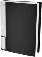 M&G 100-Pocket Binder with PP Plastic Sleeves A4(Black), Art Portfolio Folder with Clear Sheet Protectors, Display 200 Pages for Organizing Documents, 310x235x64mm by MG