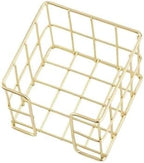 3pcs Iron Mesh Note Holder Box for Desk Organization, Gold/Black/Rose Gold by Unknown