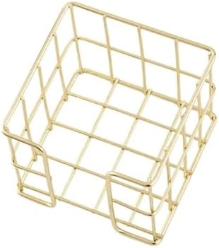3pcs Iron Mesh Note Holder Box for Desk Organization, Gold/Black/Rose Gold by Unknown