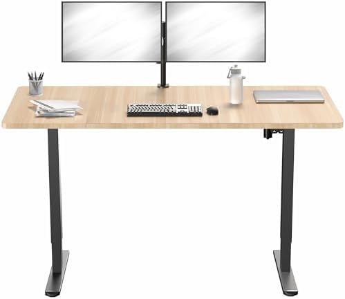 VIVO Light Wood 60 x 30 in Standing Desk, DESK-KIT-0B6C by VIVO