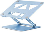 Aoviho Adjustable Laptop Stand for Desk,Portable Laptop Stand Holder and Riser,Foldable Aluminum Notebook Computer Stands for MacBook Air Pro HP Lenovo Dell Samsung Chromebook, 10-15.6 inch, Sky Blue by Aoviho
