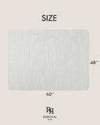 BARoyal Office Chair Mat for Hardwood Floor Under Desk Computer Rolling Chair Mat for Wood/Tile Floor Heavy Duty PVC Plastic Hard Floor Protector 48" x 60"(Ivory) - Image 6