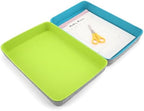 Welaxy 2pc Office desk drawer organizer Paper File Tray Green Turquoise by Welaxy