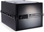 Lockabox One™ | Compact and Hygienic Lockable Storage Box for Food, Medicines, Tech and Home Safety | One Size 12 x 8 x 6.6 inches externally (Jet) by Lockabox