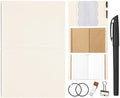 Eaasty Leather A5 Travelers Journal Notebook Cover, White by Eaasty