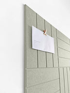 Felt Bulletin Board Tiles | Modern Cork Board Alternative | Large Cork Boards for Walls | Aesthetic Felt Wall Panels for Office & Home Decor | Pinboard & Photo Board (12-Pack) | Sage - Image 2