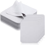 200 Pcs Suede Glasses Cleaning Cloths, 6.9x5.7 Inch Lens Cleaning Cloth for Glasses, Screens, Phones, Cameras, Reusable and Washable Grey by Unknown