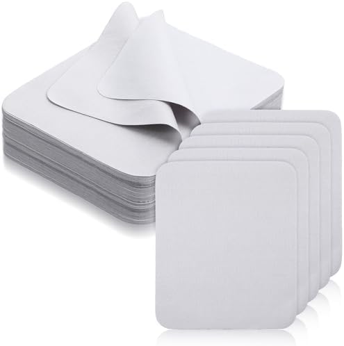 200 Pcs Suede Glasses Cleaning Cloths, 6.9x5.7 Inch Lens Cleaning Cloth for Glasses, Screens, Phones, Cameras, Reusable and Washable Grey by Unknown