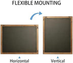 SOFE 21x27 Blue Framed Fabric Bulletin Board with Ribbon, Large Note Board - Image 6