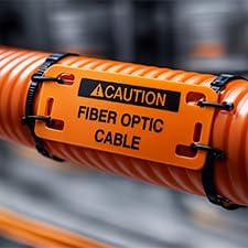 Professional Fiber Optic ID Solutions: Ultra-Durable PA6 Markers & High-Resistant UV-Cured Label Packs (Fiber Optic Cable Markers (48 PCS)) - Image 4