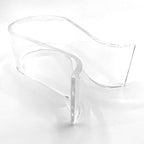 Indies Ltd. 8mm Thick Clear Acrylic Headphone Stand Omega Design Headphone Stand Gaming Headset Holder Desk Display Hanger Beautiful Storage Acrylic Glass Ear Headphones Interior Flattering (Single Piece) - Image 5