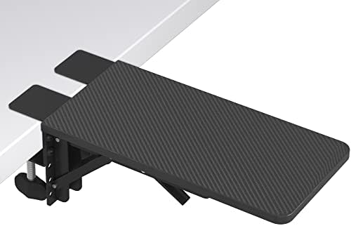 BONTEC Desk Extender Tray, 11.8 x 5.9 Inch, Black Carbon Fiber by BONTEC