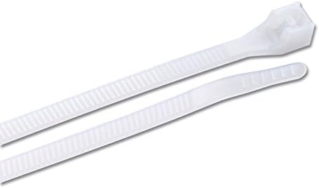 Gardner Bender 46-311 DoubleLock Cable Tie, 11 Inch., lbs. Tensile Strength, Wire / Cord Management Industrial and Household Use, Nylon Zip Tie, 300 Pk., Natural by GardnerBender