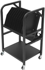 10 Device Laptop Storage Rack 2-Tier,Floor Standing Open Charging Station - Image 5