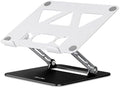 Aoviho Adjustable Laptop Stand for Desk,Portable Laptop Stand Holder and Riser,Foldable Aluminum Notebook Computer Stands for MacBook Air Pro HP Lenovo Dell Samsung, 10-15.6 inch (Silver-Gray-Black) by Aoviho