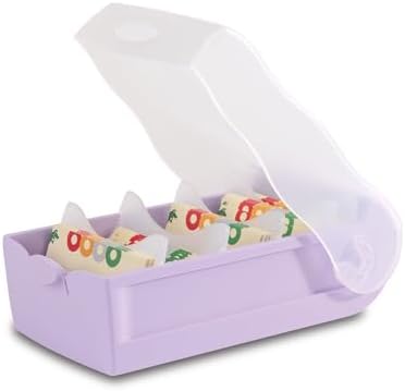 HAN Croco flashcard Box, Easy to Learn Vocabulary with 5-Compartment Learning System, DIN A7 Index Box for 900 Cards, Including 5 Support Plates + 100 flashcards, Index Box, Learning Box, 997-887, by Unknown