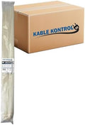 Kable Kontrol Cable Zip Ties, 36 Inch 500 Pcs HD 175lbs Test, Natural White by KABLEKONTROL%C2%AE