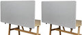 Desk Privacy Panel Table Privacy Panel Acoustic Partition Noise Visual Isolate Table Divider with Clamp (24" x 48"-2pcs) by Nayciiy
