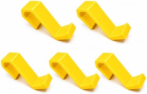 Bunk Bed Hooks for Dorm Room, Over Bed Storage Hooks for Backpack & Accessories, 5 Pack, Pink - Image 5