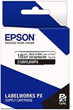 Epson LABELWORKS 218NYLBWPX Nylon Tape - Black on White - 3/4" (18mm), 19ft - Image 4