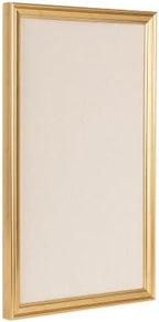 Kate and Laurel Adlynn Rectangle Framed Linen Fabric Pinboard, 15 x 24, Gold, Traditional Beveled Accent Bulletin Board for Vintage Home Wall Organization or Aspirational Vision Board by KateandLaurel
