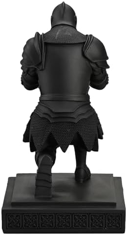 Medieval Warrior Knight Pen Holder Fun Desk Accessories Paperweight Blak - Image 5