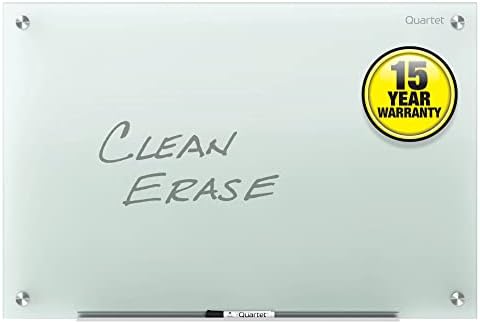 Quartet Glass Whiteboard, Non-Magnetic Dry Erase White Board, 4' x 3', Infinity, Frosted White (G4836F) - Image 4
