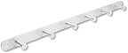 Safco 4202 Nail Head Coat Hook, 6 Hook, Silver by SafcoProducts