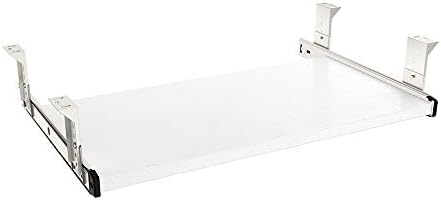FRMSAET Under Desk 20/24/30 inch Keyboard Drawer Platform (20 in, White) by FRMSAET